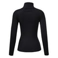 thumbnail image 4 of FashionMille Women Ribbed Knit Texture High Neck Long Sleeve Pullover Sweater, 4 of 5
