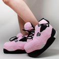 thumbnail image 2 of Sneaker Slippers, Trendy Plush Home Shoes One Size Fits Most, 2 of 2