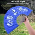 thumbnail image 4 of Abanico de Tai Chi JadeshayMX acero inoxidable Color Azul, 4 of 5
