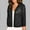 Black, variant on Sakmal Black Womens Coats Outerwear Winter Elbow-Length Lightweight Casual Lace Patchwork Solid Womens Jackets Plus Size