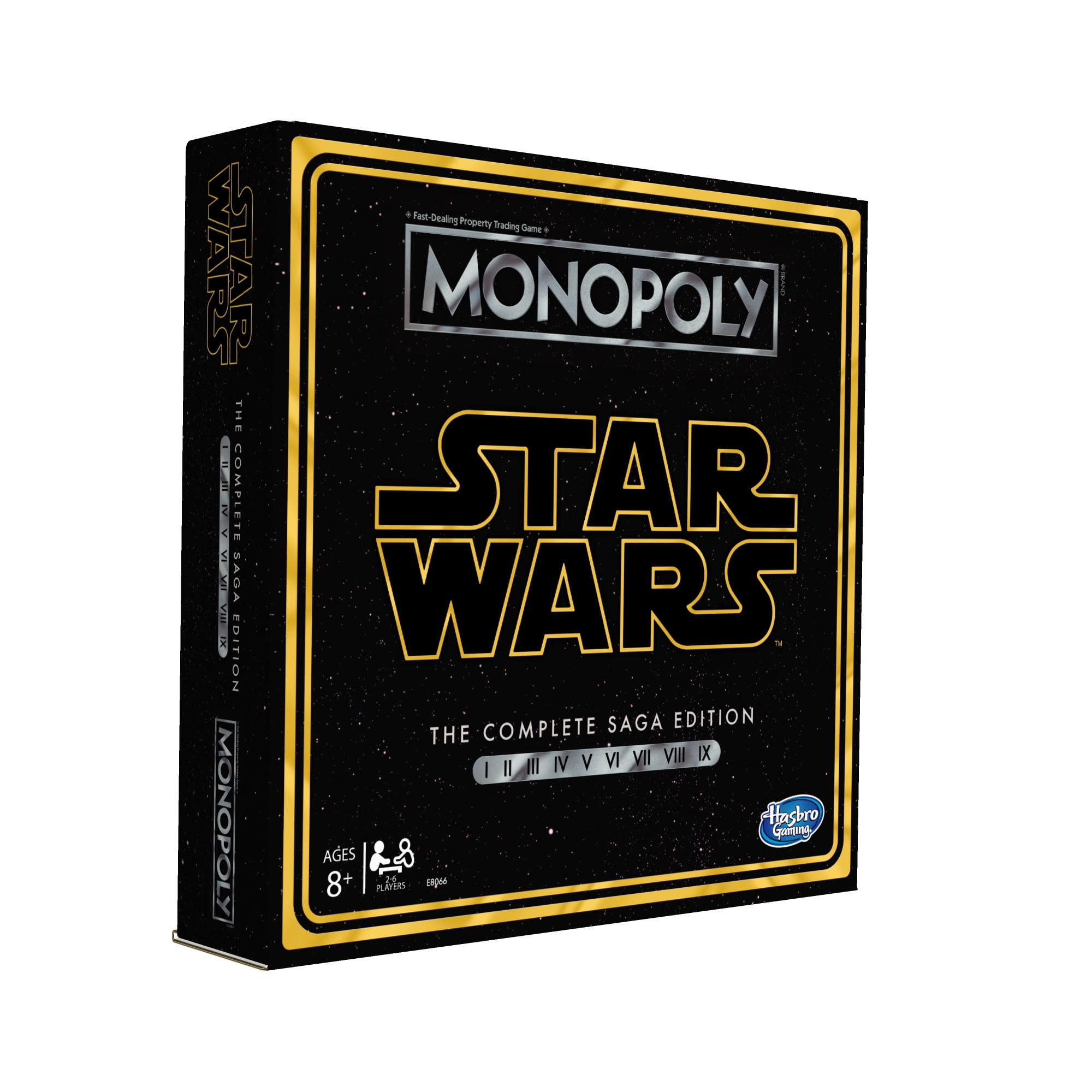 Hasbro s Monopoly Star Wars Complete Saga Edition Board Game for Kids Walmart
