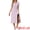 Purple, variant on DARING DIVA Women's Short Sleeve Heart Print Lace Trim Ribbed Nightgown S Pink