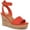 Orange, variant on Women's Celeste 2 Purple Cork Wedge Sandal Orchid 7M