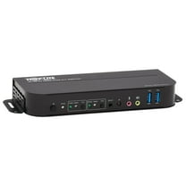 Tripp Lite Hdmi Kvm, 2-port 4k 60hz 4:4:4, Hdr, Hdcp 2.2 Support, Ir Remote And Usb Cables - Kvm / Audio / Usb Switch - 2 X Kvm / Audio / Usb - 1 Local User - Desktop