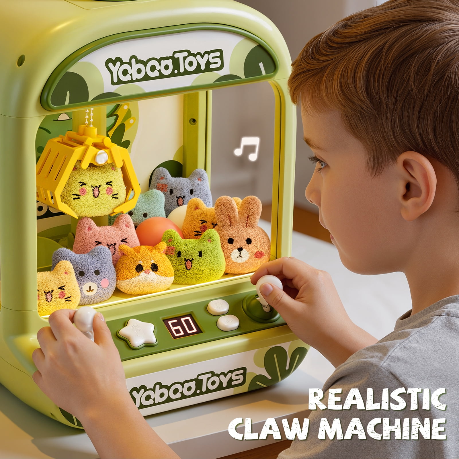 Gelomee Claw Machine for Kids Girls, Dinosaur Vending Machine Toy for Boys, Christmas Party Birthday Gift for Aged 3 to 12 Year Old