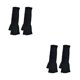 thumbnail image 1 of Guantes sin dedos Qarigey de punto Negro y Gris, 1 of 6