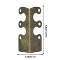 thumbnail image 3 of HongHeng Clearance Under $2.00 Socket Corner Protectors Socket Corner Protectors Socket Corner Protectors Vintage Metal Corner Protectors Decorative Protective Covers, 3 of 5