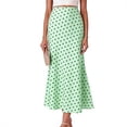 thumbnail image 2 of Edvintorg Skirts for Women Fashion Polka Dot Casual High Waisted Midi Skirt Summer Office Work Elegant Skirts, 2 of 6