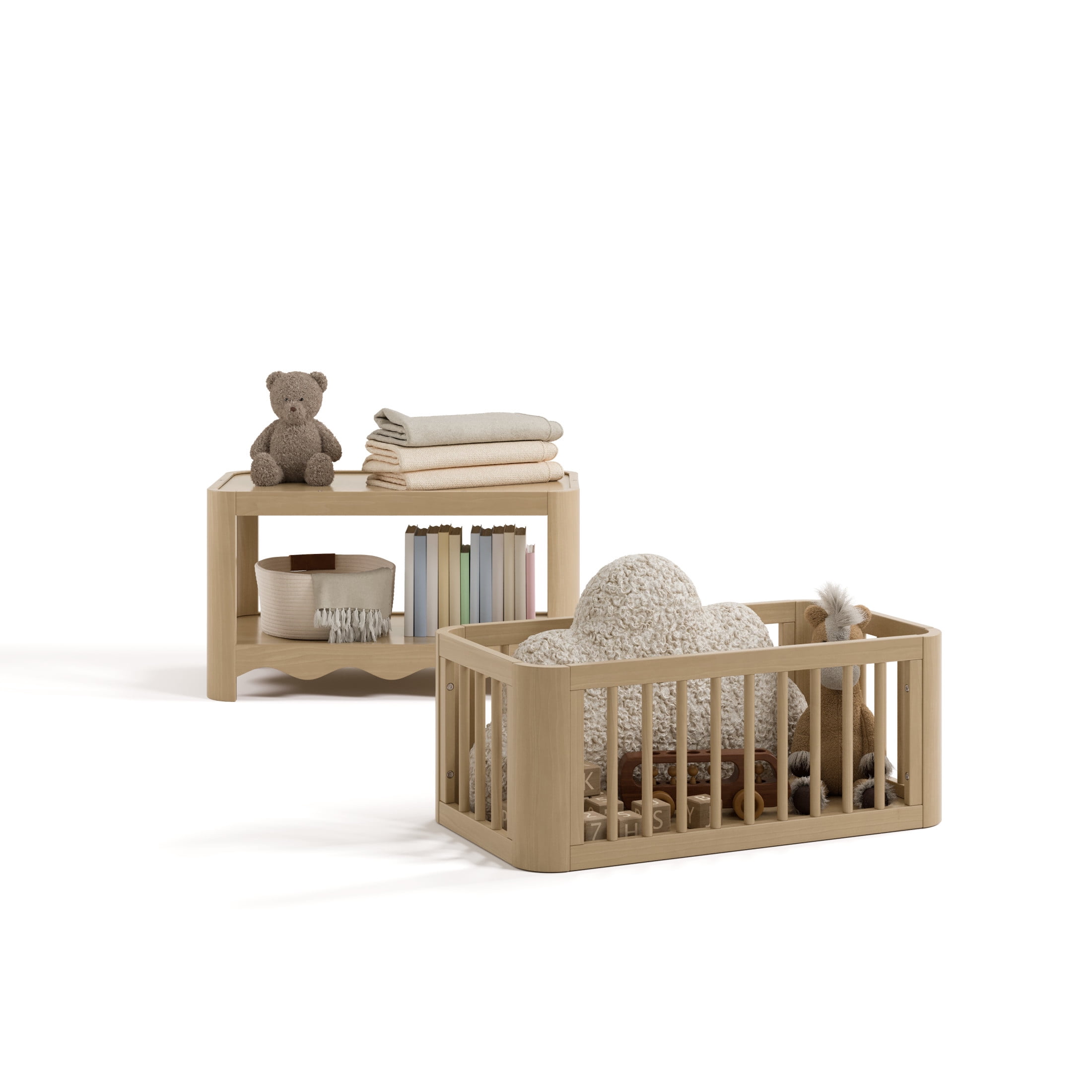 Storkcraft Casablanca 3-in-1 Convertible Bassinet, Driftwood