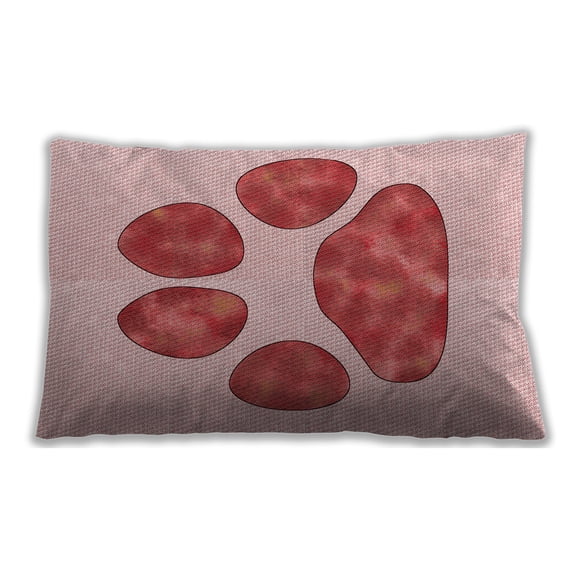 Ahgly Company Indoor Rectangular Contemporary Lumbar Throw Pillow, 13 inch by 19 inch