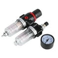 thumbnail image 2 of Air 1/4'' Air Filter Regulator Lubricator Water Pressure Compressor Moisture Trap Oil Separator, 2 of 8
