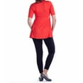 thumbnail image 2 of 24/7 Comfort Apparel Women's 3/4 Sleeve Tunic, 2 of 3