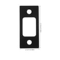 thumbnail image 2 of UPOUART Deadbolt Strike Plate Black Stainless Steel Multi 1Set for Enhanced Security in Homes, 2 of 8