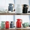 thumbnail image 5 of Insulation pot,Handle Water Kettle Pot With Wood Carafe Pot Carafe Walled Thermal Tea Carafe Cold 1l Thermal Carafe Thermal Coffee Carafe Kettle Tea Carafe Wood Handle Water With Wood Handle, 5 of 5