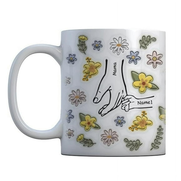 Mother'S Day Gift Custom Coffee Mug, Personalized Coffee Mug, Ceramic Mug for Mom, Best Gift for Mom 1 Names