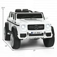 thumbnail image 3 of Costway Mercedes Benz 12V Electric Kids Ride On Car RC Remote Control W/Trunk White, 3 of 9