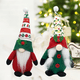 thumbnail image 4 of Elfo de Navidad sin rostro, estatuilla hecha a mano muñeco de peluche adorno de gnomo para decoración del hogar MFZFUKR CPB-SSW37-1, 4 of 5