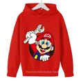 thumbnail image 3 of Sudadera con capucha de Super Mario Bros para niños, ropa de manga larga, moda de primavera y otoño, 2024, 3 of 5