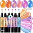 thumbnail image 2 of One Step Gel Polish Pen Set, 3-in-1 Gel Nail Polish with Precision Brush Tip and Portable Nail Lamp Pen, DIY Manicure Kit, 2 of 7
