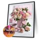 thumbnail image 1 of Cuadros Decorativos Wdftyju rosa ramo 5D DIY diamante pintura Kits completo redondo Taladro 30 x 40 cm, 1 of 8