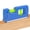 Blue, variant on Mini Magnetic Spirit Level with 2 Bubble Portable Small Horizontal Vertical Pocket Level Measuring Layout Tool for Home Measurement