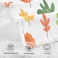 thumbnail image 5 of Yayeee 2 Pack Hand Towels for Bathroom 100% Cotton 16" x 28" Soft Absorbent Kitchen Towel, Green Leaves, 5 of 7