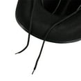 thumbnail image 5 of Douhoow Men Women Cowboy Hat Vintage Rivet Wide Brim Roll-up Western Cap, 5 of 5