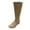 Beige, variant on Rokment Knee High Boots for Women with Back Strappy 2025 Vintage Fall Winter Chunky Mid Heel Zip up Wide Calf Tall Riding Boots Beige Size 6.5