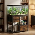 thumbnail image 6 of 20-29 Gallon Fish Tank Stand with Power Outlets, Heavy Duty Metal and Wood Aquarium Stand with 2 Drawer and Sturdy Legs, 6 of 6