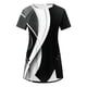 thumbnail image 5 of Blusas de Manga Corta para las Mujeres Botón Impreso Cuello Redondo Top Casual, Blusas para las Mujeres Casual, 5 of 5