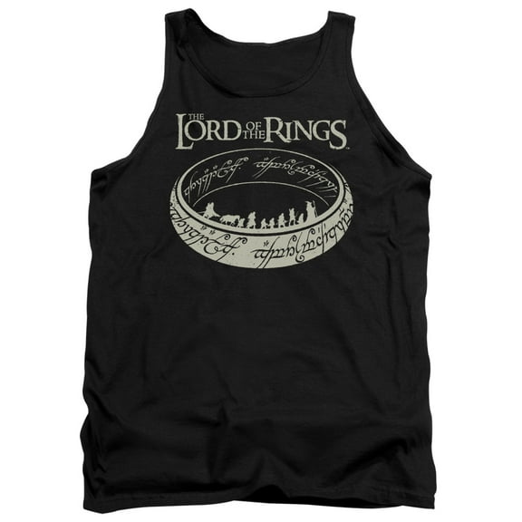 Trevco Sportswear LOR1056-TK-5 Lord of The Rings The Journey Adult Tank Top, Black - 2X