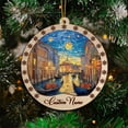 thumbnail image 2 of Personalized Christmas Suncatcher Grand Canal, Grand Canal Ornament, Grand Canal Present Ideas, Grand Canal for Trees - 2046TG16 iT5uuQ (Grand Canal at Night 5), 2 of 4