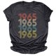 thumbnail image 1 of Gibobby Playera de Manga Corta Casual Suave Camisa manga Tops Camiseta Letras Mujeres O-cuello Imprimir Casual Túnica corta Blusa mujer(Gris oscuro,XL), 1 of 3
