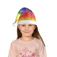 thumbnail image 5 of Rocae Colorful Tie Dye for Christmas Hat for Kids Hats Christmas Party Supplies, 5 of 6
