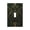Single Toggle, variant on Forest Green Bronze Tribal Foliage Print Single Gang Wall Plate 1 Gang Decorative Electrical Outlet Light Switch Cover Switchplate