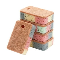 Gallickan Sponges, 5 Pack Kitchen Sponges for Dish, Thick Heavy Duty Scrub Sponges, Non-Scratch Scrubber for Household, Cookware, Bathroom
