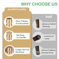thumbnail image 6 of Brass Cutting Board Feet, Chopping Board Feet Set With Silicone Nonslip Pads, Stainless steel screws and Brass Washers - Suitable for Kitchen Utensils and All Kinds of Furniture(Bamboo shape 4PCS), 6 of 8
