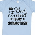 thumbnail image 4 of Inktastic My Best Friend is My Godmother with Hearts Boys or Girls Baby Bodysuit, 4 of 5