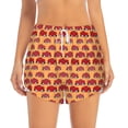 thumbnail image 4 of Lsque Red Cars Printed Women's Running Shorts with Liner Pockets,Elastic Quick Dry Workout Athletic Gym Yoga Shorts,Womens High Waist Shorts-Small, 4 of 9
