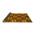 thumbnail image 2 of Ahgly Company Indoor Square Oriental Yellow Modern Area Rugs, 7' Square, 2 of 4