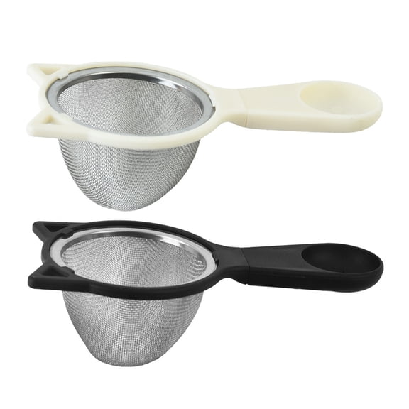 CHICHUMID Flour Strainer Versatile Kitchen Tool Assorted Color 304 Stainless Steel 2Pcs