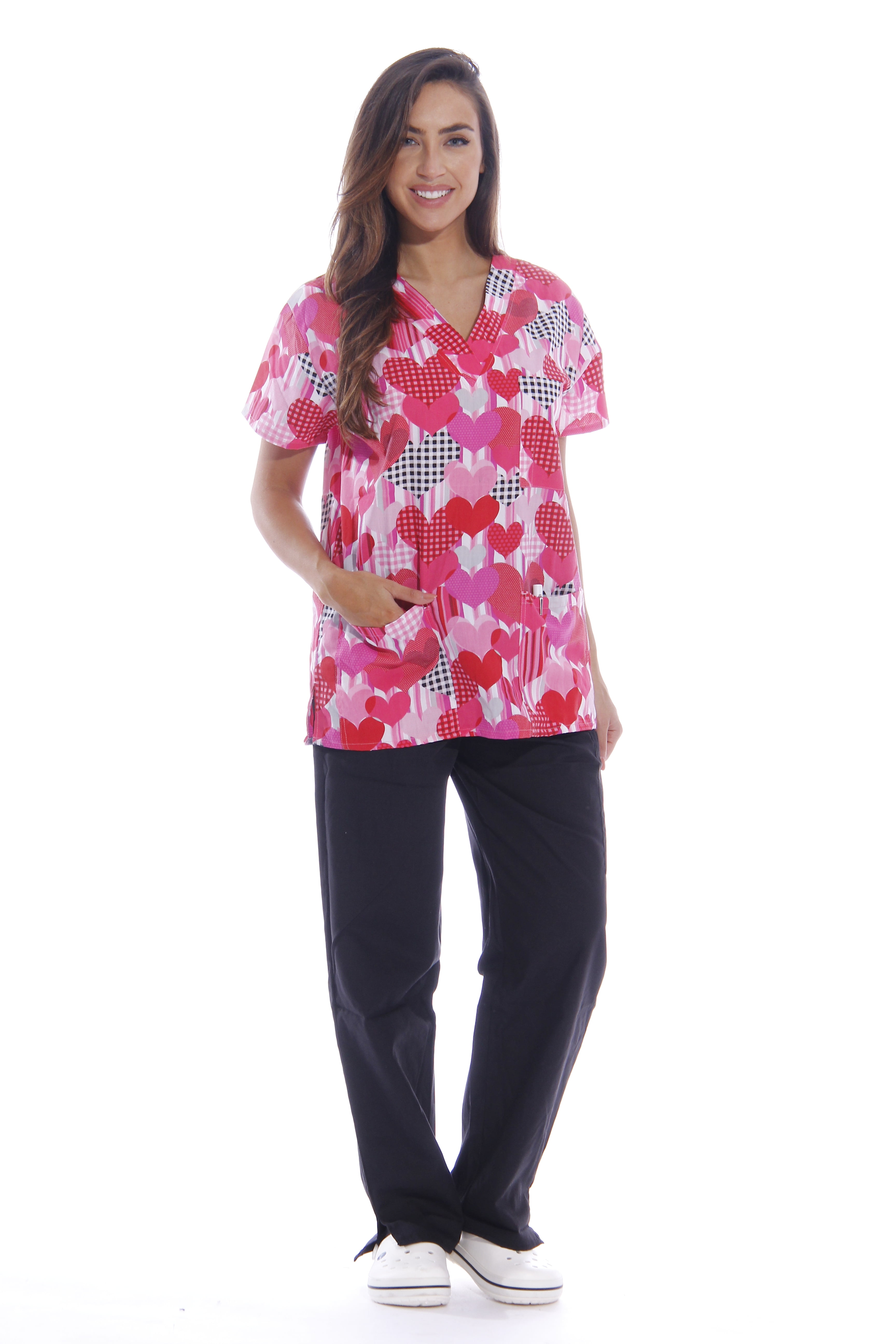 Just Love - Just Love Nursing Scrubs Set for Women / Print Scrubs (V