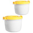 thumbnail image 2 of 2Pcs Microwave Rice Cooker Steamer Household Rice Cooker Microwaves Steamer, 2 of 9
