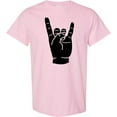 thumbnail image 3 of Inktastic Rocker Horns T-Shirt, 3 of 5