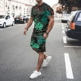 thumbnail image 1 of Vedolay Summer Short Sets Men 2 Piece Outfits 2023 Casual Sport Set for Mens Two Piece Suit Casual Suit Sweatsuit Sportswear,Green L, 1 of 4