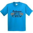 thumbnail image 3 of Inktastic Future Pit Crew Racing Flags Youth T-Shirt, 3 of 5