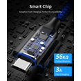 thumbnail image 2 of Cable de carga etguuds USB-A a USB-C, paquete de 5 unidades, para iPhone, color gris, 2 of 8