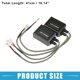 thumbnail image 4 of Decodificador Canbus para Faros LED C20 H1 H3 Unique Bargains Resistencia Antiparpadeo Plástico Negro, 4 of 7