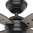 thumbnail image 5 of Ventilador de techo HUNTER Commerce Negro 44pulgadas, 5 of 5