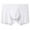 White, variant on KIHOUT Men's Boxer Brief, Waistband Soft Breathable Stretch Ice Silk Underwear, Assorted Multi Color